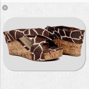 Ladies wedges - Bamboo - Levantine-05. Size 9